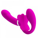 Valerie Vibrador Mulher Ativa Borboleta STRAPLESS Duplo Motor - Pretty Love