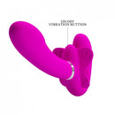 Valerie Vibrador Mulher Ativa Borboleta STRAPLESS Duplo Motor - Pretty Love