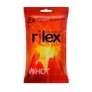 Preservativo RILEX HOT Lubrificado Sensação Quente 3 unidades