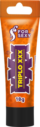 Triplo XXX Bisnaga - Vibrador Líquido Esquenta Esfria 18g - For Sexy