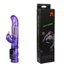 Vibrador Rotativo Ponto G Golfinho 12 modos de Vibração - Roxo