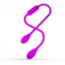 Dream Lover's Whip Vibrador Duplo com 12 modos de Vibração Recarregável - 65 x 3,5 cm - Pretty Love
