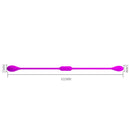 Dream Lover's Whip Vibrador Duplo com 12 modos de Vibração Recarregável - 65 x 3,5 cm - Pretty Love