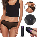 Calcinha Vibratória Recarregável e Bullet Vibratório via Controle sem fio com 7 modos de Vibração - IJOY Lovetoy