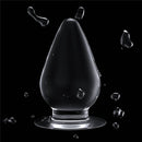 Plug Anal Transparente Cônico King Size em TPE 11,5cm - 4,5" - LOVETOY CLEAR ANAL PLUG