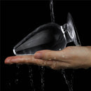 Plug Anal Transparente Cônico King Size em TPE 11,5cm - 4,5" - LOVETOY CLEAR ANAL PLUG