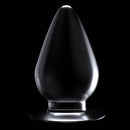 Plug Anal Transparente Cônico King Size em TPE 11,5cm - 4,5" - LOVETOY CLEAR ANAL PLUG
