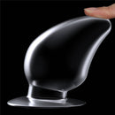 Plug Anal Transparente Cônico King Size em TPE 11,5cm - 4,5" - LOVETOY CLEAR ANAL PLUG