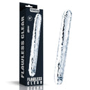 Pênis Transparente Duplo em TPE 30cm 12" - LOVETOY DOUBLE DILDO
