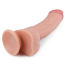 Pênis Macio e Firme Muito Realista com Camada Dupla 8" - LOVETOY DUAL-LAYERED PLATINUM SILICONE NATURE COCK