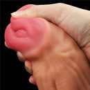 Pênis Monstruoso Macio Firme e Texturizado com Camada Dupla 12" - LOVETOY DUAL-LAYERED PLATINUM SILICONE NATURE COCK