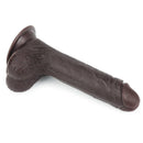 Pênis Realista com Camada Dupla Macio e Firme Preto 7" - LOVETOY SLIDING-SKIN DUAL LAYER DONG BLACK