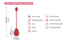 Bullet Power Magic Sundae Formato de Cone - Silicone Soft-Touch Recarregável Controlado por Aplicativo - Magic Motion