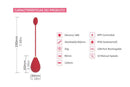 Bullet Power Magic Sundae Formato de Cone - Silicone Soft-Touch Recarregável Controlado por Aplicativo - Magic Motion