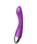 Vibrador Curvado para o Ponto G com 30 Modos de Vibração e Aquecimento Automático Recarregável Roxo