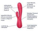 Satisfyer Monoflex Vermelho pode ser controlado por APP