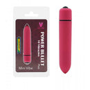 Mini Vibrador Power Bullet Cápsula RO-80 10 modos de Vibrações Diferentes - SOFT TOUCH - Rosa