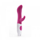 Vibrador Recarregável Ponto G com Estimulador Clitoriano 10 Vibrações - G-SPOT DUAL - Plug Lateral