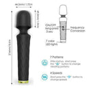 Varinha Massageadora Recarregável Preto - Luna - S-Hande