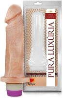 Pênis Realístico com Vibro - 17,5 x 4,4 cm - Pura Luxúria Sexy Fantasy