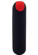 Ultra Power Bullet Cápsula com 10 Níveis de Vibração Recarregável - Preto