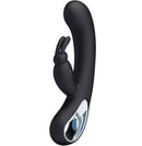 Vibrador com Dupla Estimulação para Ponto G e Clitóris Rabbit Luxo Recarregável em Silicone - PRETTY LOVE Webb
