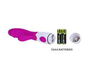 Kit Vibrador para Ponto G e Clitóris SNAPPY e 4 Pilhas AAA