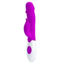 Vibrador Peter Texturizado 30 níveis de vibração c/ 2 motores - Plug Lateral - PRETTY LOVE