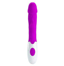 Vibrador Peter Texturizado 30 níveis de vibração c/ 2 motores - Plug Lateral - PRETTY LOVE