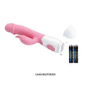 Vibrador Peter Texturizado 30 níveis de vibração c/ 2 motores - Plug Lateral - PRETTY LOVE