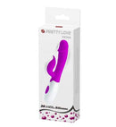 Vibrador Peter Texturizado 30 níveis de vibração c/ 2 motores - Plug Lateral - PRETTY LOVE