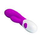Vibrador Feminino Texturizado c/ 2 motores para dupla estimulação- Plug Lateral - Bruno PRETTY LOVE