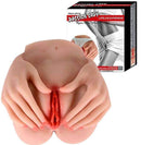 Masturbador com Formato Vagina e Ânus com Mãos em Cyberskin - Passion Lady
