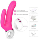 Vibrador para ponto G -2 motores com Dupla estimulação Recarregável em Silicone - Jakiro S-HANDE