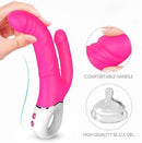 Vibrador para ponto G -2 motores com Dupla estimulação Recarregável em Silicone - Jakiro S-HANDE
