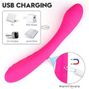 Vibrador massageador de Ponto G e Sugador de Clitóris Articulado 9 níveis de Pulsação - Charming- S-HANDE