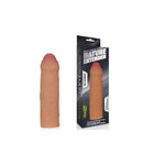 Capa Peniana em CyberSkin Realística Extensora Glande Encoberta - 4,5cm - Ponta Maciça - LoveToy