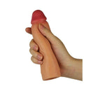 Capa Peniana em CyberSkin Realística Extensora - 4,5cm - Ponta Maciça -Love Toy