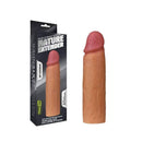 Capa Peniana em CyberSkin Realística Extensora - 4,5cm - Ponta Maciça -Love Toy
