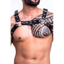 Harness em Couro Sintético Formato H Preto