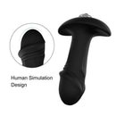 Plug Anal StarArrow com Vibro - Silicone Hiper Macio - Resistente a Água com 10cm - S-Hande