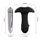 Plug Anal StarArrow com Vibro - Silicone Hiper Macio - Resistente a Água com 10cm - S-Hande