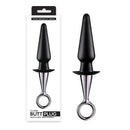 Silicone Butt Plug Cone 22cm - Com alça de Metal