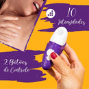 Massageador de Clitóris por ondas de Pressão resistência a água 10 variações/recarregável - ROMP FREE
