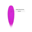 Vibrador Duplo Flexível com 7 Modos de Vibração - PRETTY LOVE SNAKY VIBE