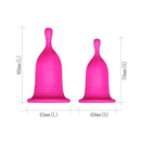 Kit Coletor Menstrual em Silicone - SOFT CUP