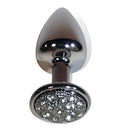 Plug Anal em Strass Onix Joia Anal em Metal - HARD
