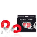 Algemas Reguláveis com Chaves e Pelúcia Vermelha - HANDS CUFFS