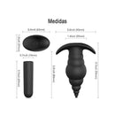 Plug Anal com Vibro Recarregável- Cupid RCT - S-Hande