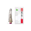 Prótese com vibrador 10 - 18,5 x 4,5 cm - Translúcido